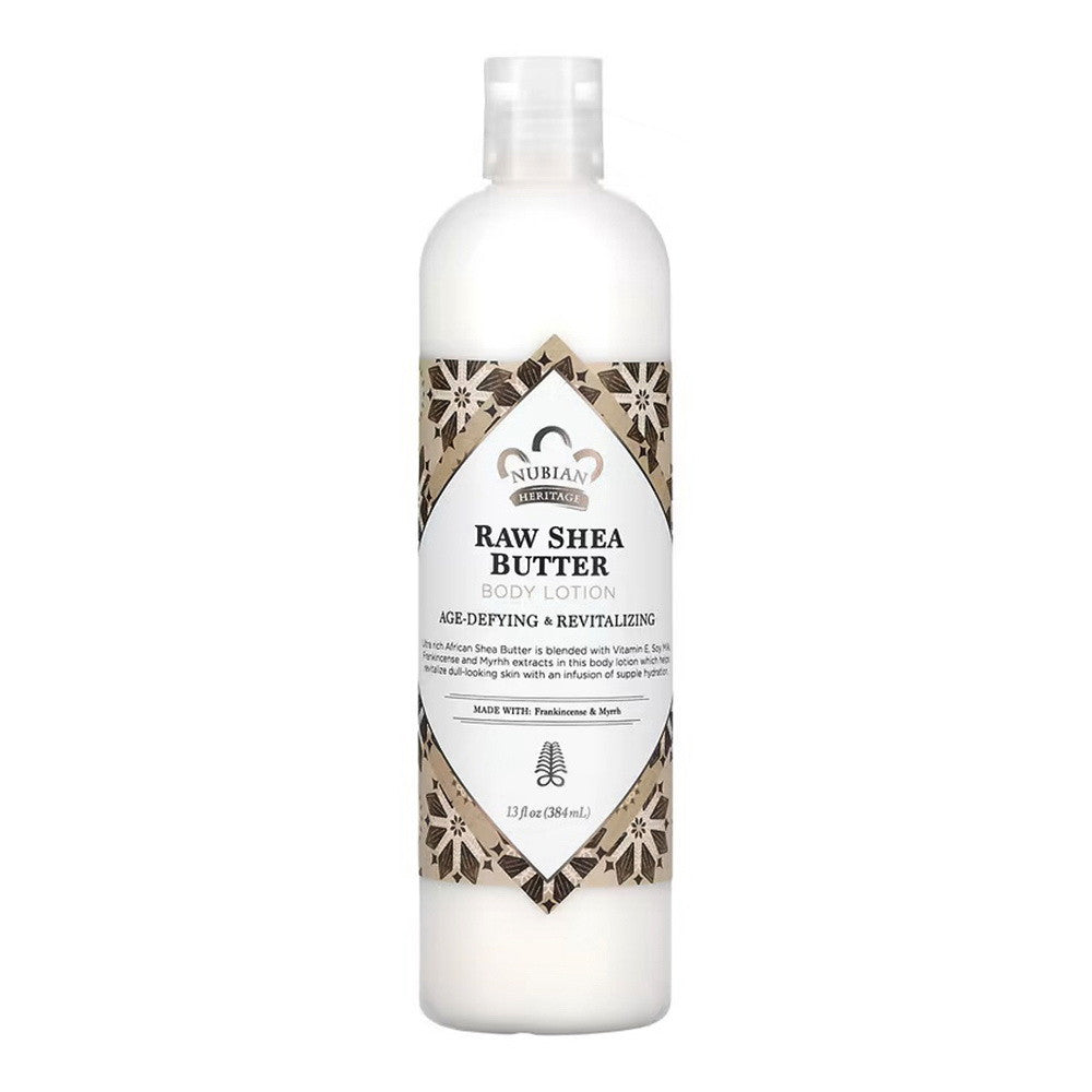 Nubian Heritage Raw Shea Butter Body Lotion, 13 Oz